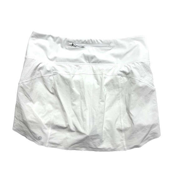 Athleta Athletic Run With It 14” Skort Jupe-Short White Women’s Size Medium - Picture 5 of 9